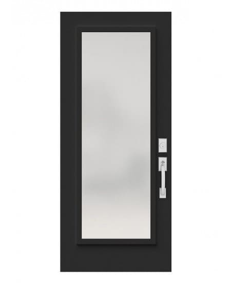Vous trouverez ici les détails les plus pertinents de notre porte d'entrée vitres de porte Verre Satiné Novatech - 1