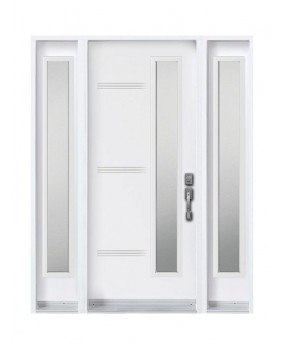 Vous trouverez ici les détails les plus pertinents de notre porte d'entrée vitres de porte Verre Satiné Novatech - 5