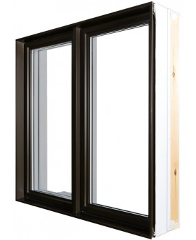 Fenêtre à battant Hybride PVC / Aluminium Classique  - 1